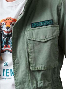 Camisa de campo Altonadock Técnica Verde Para Hombre