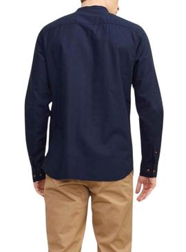 Camisa Jack and Jones Summer Marinho para Homem.
