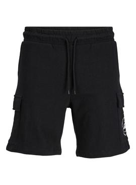Bermudas Jack and Jones Swift Cargo Preto Para Homem