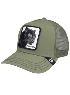 Touca Goorin Bros The Panther Verde para Homem Mulher.