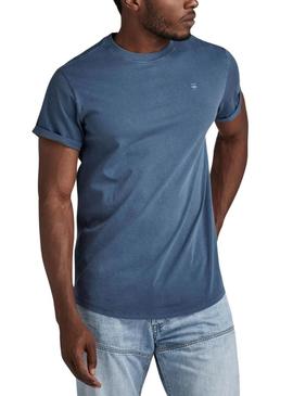 Camiseta G-Star Azul Compact para Homem.