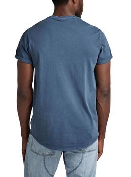 Camiseta G-Star Azul Compact para Homem.