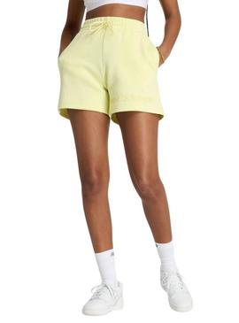 Short New Balance Density Amarelo para Mulheres
