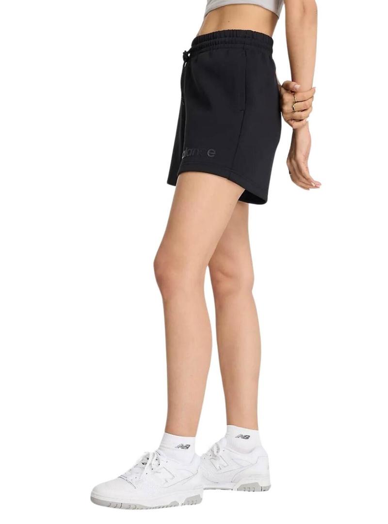 Short New Balance Density Preto Para Mulher