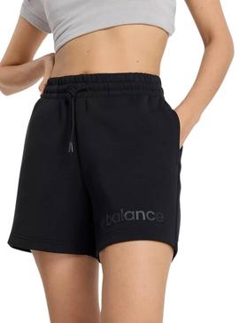 Short New Balance Density Preto Para Mulher