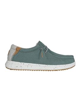 Sapatos Walkin Pitas Wallabi Nias verdes para homem