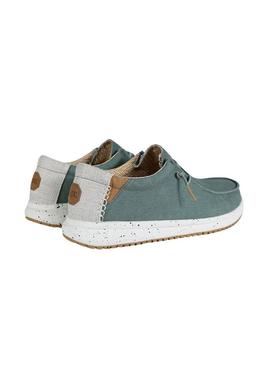 Sapatos Walkin Pitas Wallabi Nias verdes para homem