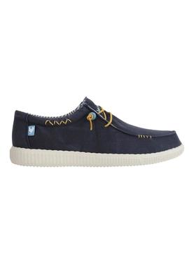 Sapatos Walkin Pitas Wallabi Windover marinho para Homem.
