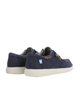 Sapatos Walkin Pitas Wallabi Windover marinho para Homem.
