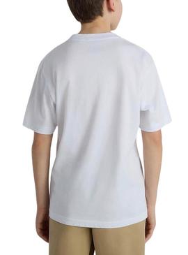 Camiseta Vans Eyeballie Branca Para Menino