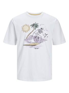Camisa Jack and Jones Zion Branca Para Homem
