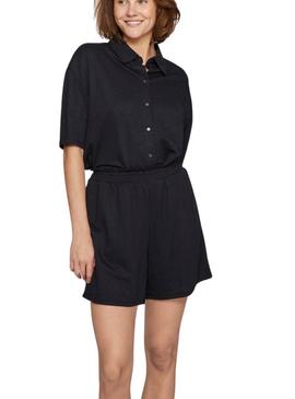 Camisa Vila Vicarmena Preta para Mulher.