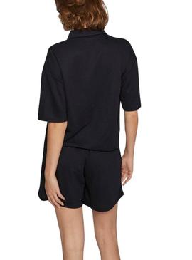 Camisa Vila Vicarmena Preta para Mulher.