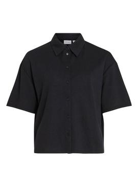 Camisa Vila Vicarmena Preta para Mulher.