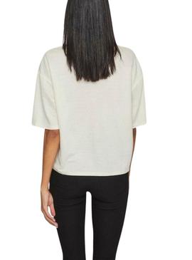 Camisa Vila Vicarmena Bege Para Mulher
