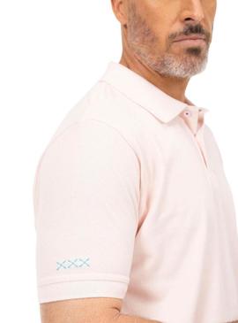  Polo El Pulpo Basic Rosa Para HombreCamisa Polo El Pulpo Basic Rosa Para Homem