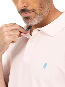  Polo El Pulpo Basic Rosa Para HombreCamisa Polo El Pulpo Basic Rosa Para Homem