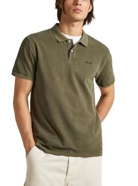 Camisa Pepe Jeans New Oliver Verde Para Hombre