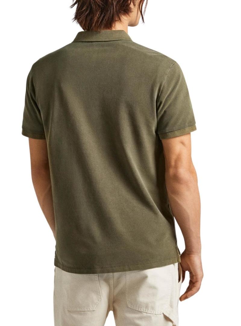Camisa Pepe Jeans New Oliver Verde Para Hombre