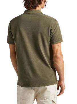 Camisa Pepe Jeans New Oliver Verde Para Hombre