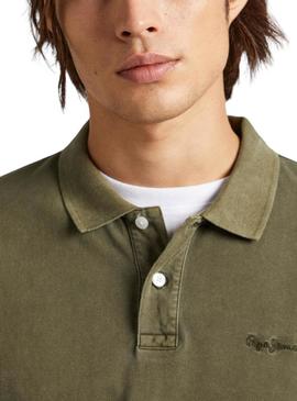 Camisa Pepe Jeans New Oliver Verde Para Hombre