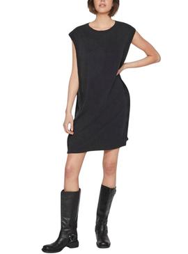Vestido Vila Viursa Negro Para Mulher.