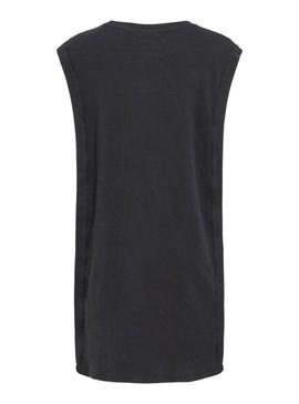 Vestido Vila Viursa Negro Para Mulher.