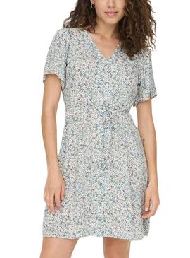 Vestido Only Evida Floral Para Mulher