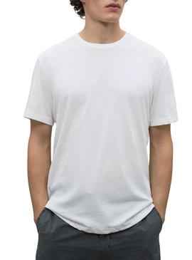 Camiseta Ecolaf Hope branca para homem.