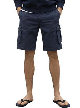 Shorts Ecoalf Ethic marinho para homem.
