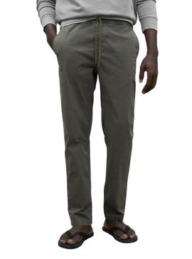 Calça verde Ecoalf Ethic para homem.