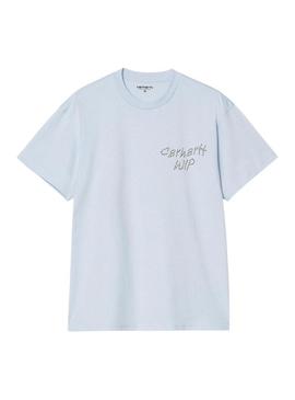 Camiseta Carhartt Girassol azul para homem.