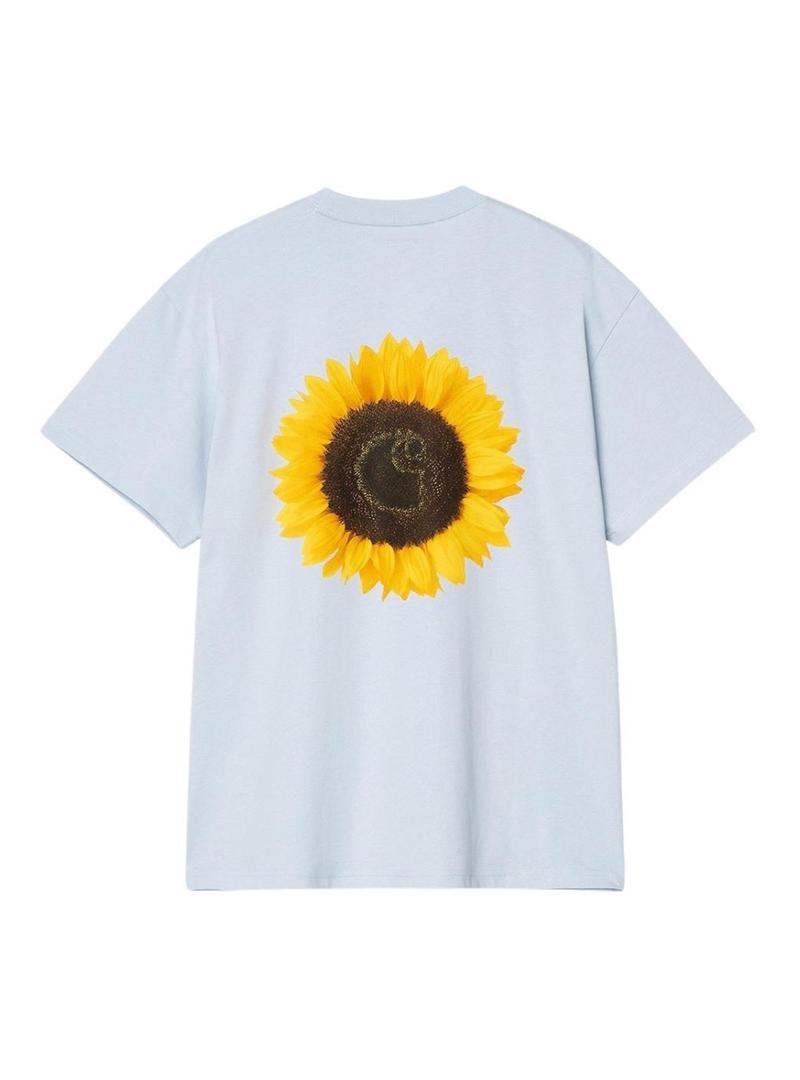 Camiseta Carhartt Girassol azul para homem.