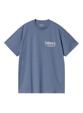 Camiseta Carhartt Catálogo azul para homem
