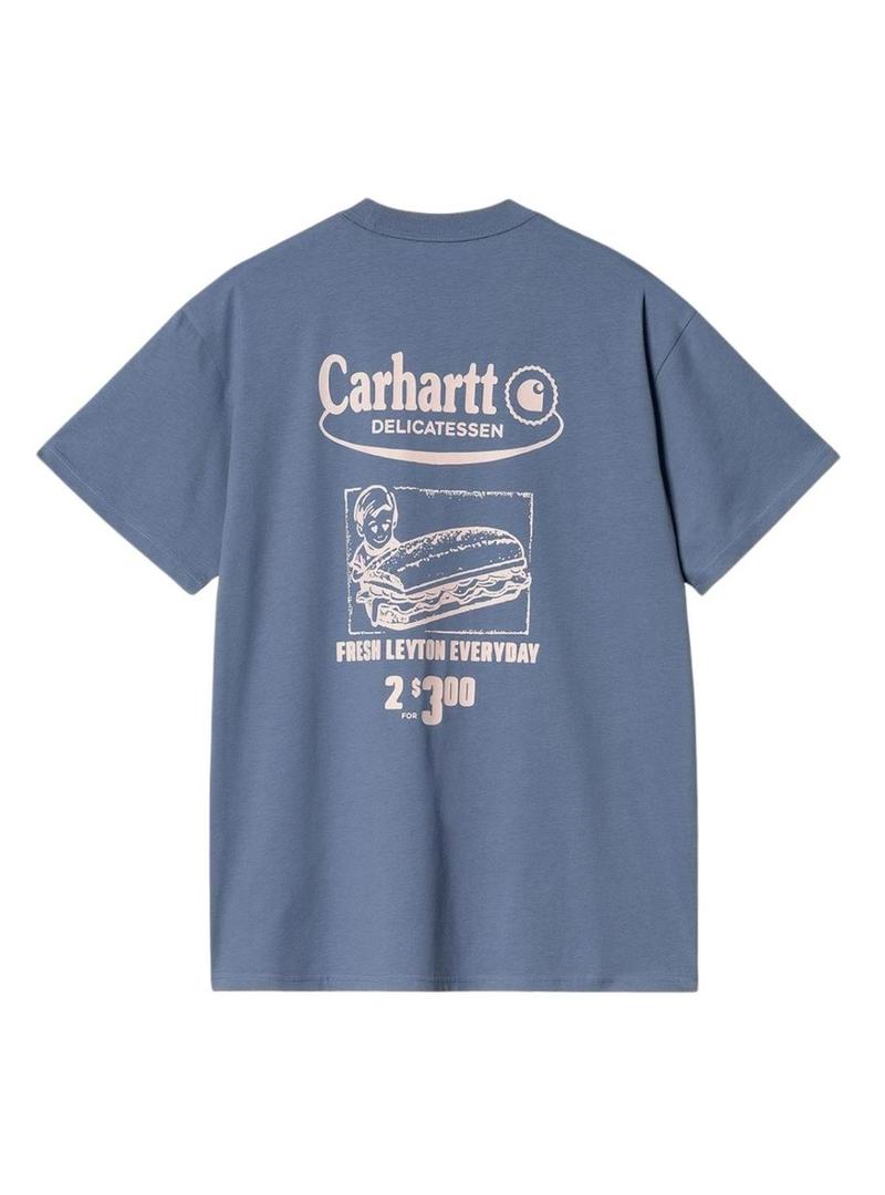 Camiseta Carhartt Catálogo azul para homem