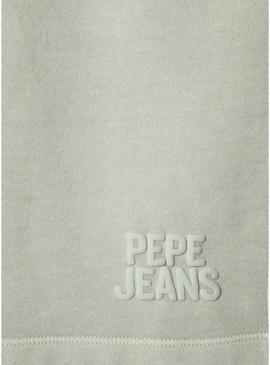 Bermudas Pepe Jeans Charles verde para crianças.