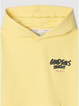  Sweatshirt Pepe Jeans Lewis amarelo para menino