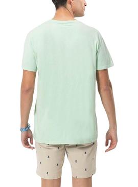 Camisa  El Pulpo Lavado Logo Verde Para Homem