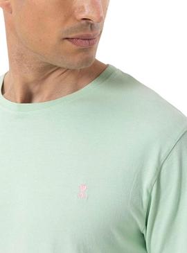 Camisa  El Pulpo Lavado Logo Verde Para Homem