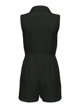  Macacão Only Preto Cruzado Abba para Mulher