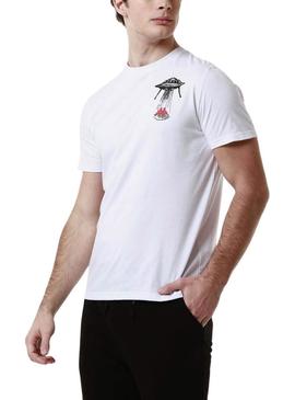 Camiseta Kappa Lamar Branca para Homem