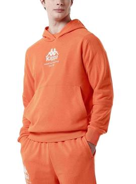 Moletom Kappa Giano Laranja Para Homem.