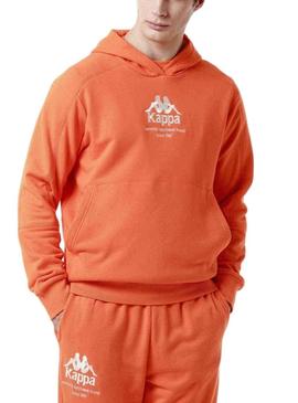 Moletom Kappa Giano Laranja Para Homem.