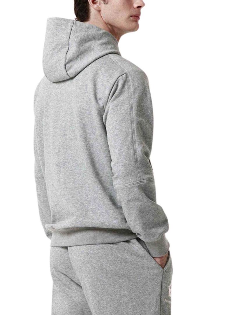 Moletom Kappa Giano Cinza Para Homem