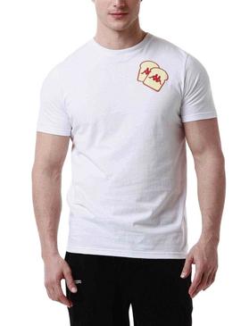 Camisa Kappa Lennox Branca para Homem