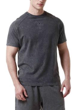 Camisa Kappa Lope Cinza Escuro Para Homem