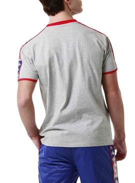 Camiseta Kappa Lilogt Cinza para Homem.