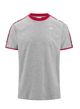 Camiseta Kappa Lilogt Cinza para Homem.