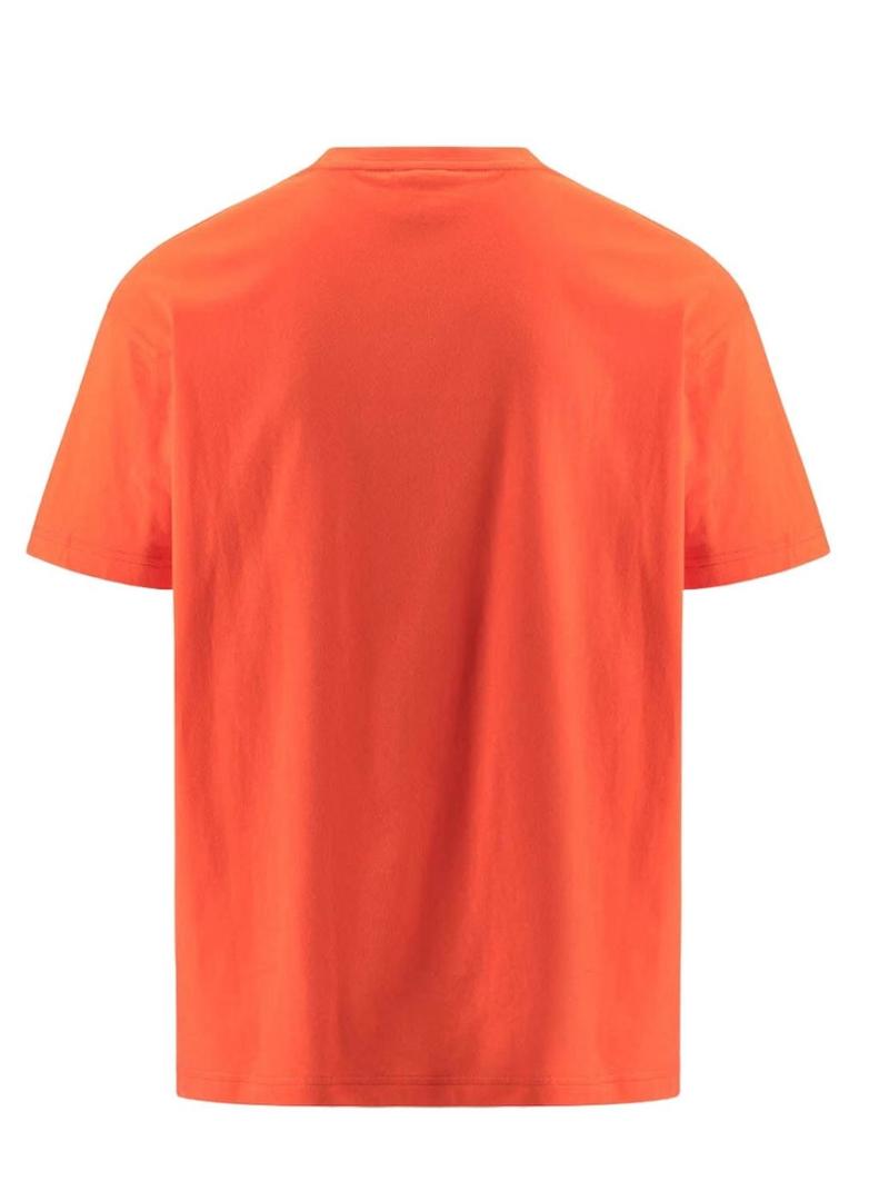 Camiseta Kappa Gastor Laranja para Homem.