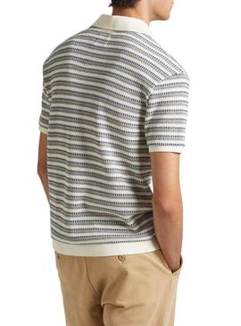 Camisa Polo Pepe Jeans Moonlight Listrada para Homem